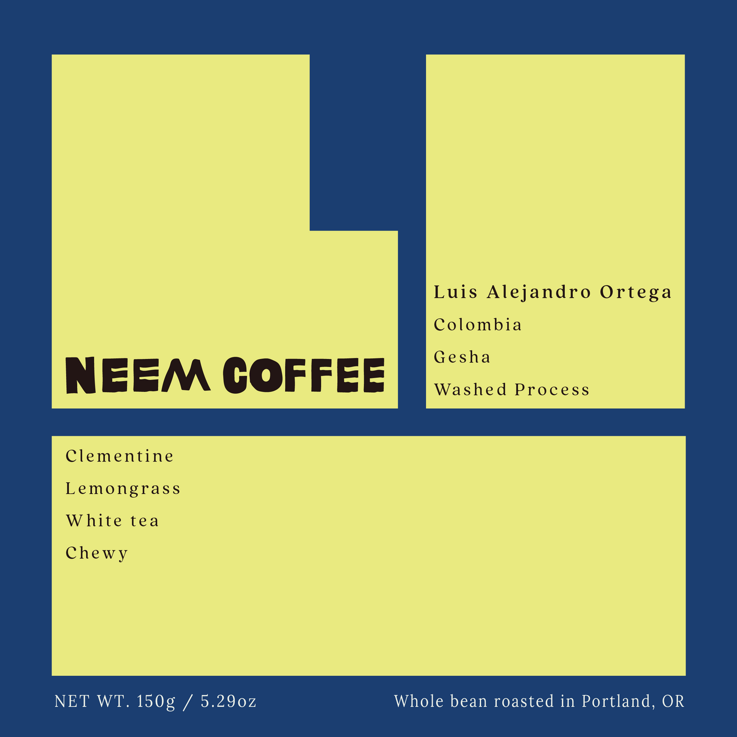 Colombia - Luis Alejandro Ortega 150g